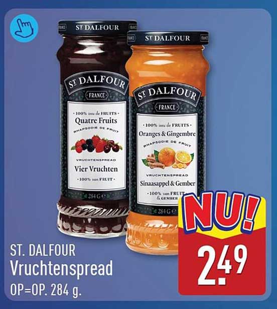 ST. DALFOUR Vruchtenspread 0P=0P. 284 g.