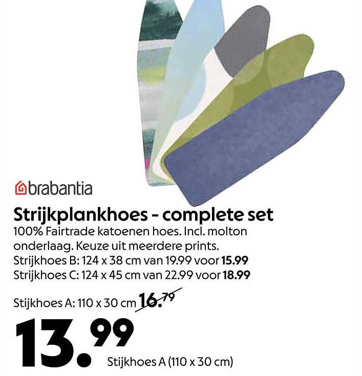 Strijkplankhoes - complete set