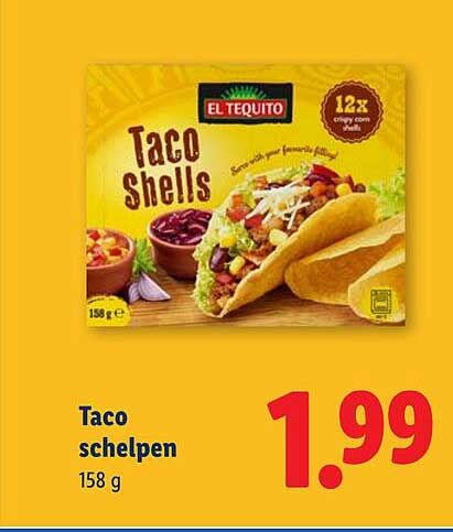 Taco schelpen 158 g