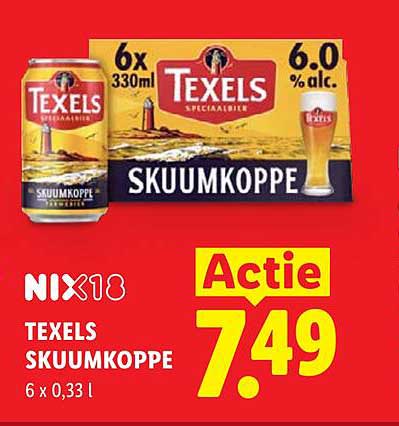 TEXELS SKUUMKOPPE 6 x 0,33 l