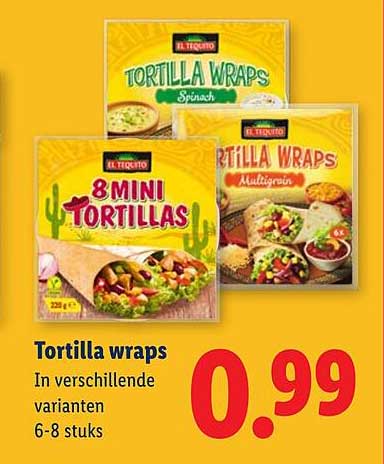 Tortilla wraps