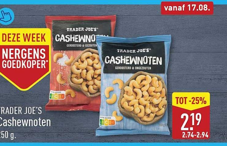 TRADER JOE'S Cashewnoten