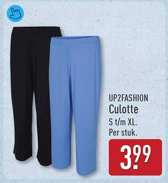 UP2FASHION Culotte S t/m XL. Per stuk.