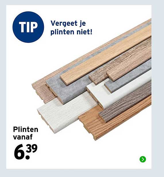 Vergeet je plinten niet!