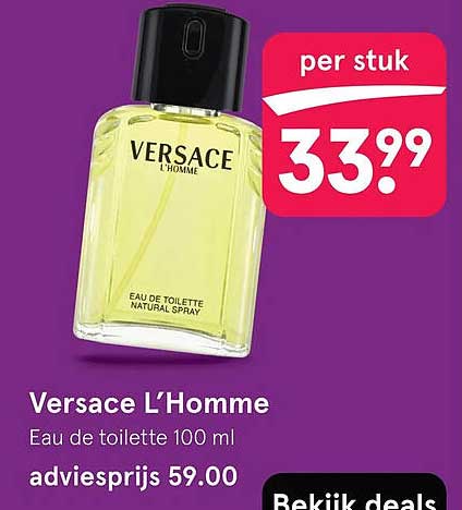Versace L’Homme Eau de toilette 100 ml
