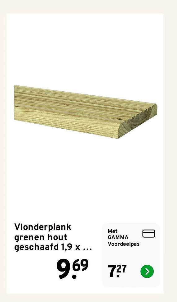 Vloerplank grenen hout geschaafd 1,9 x ...