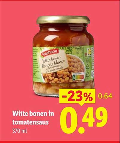 Witte bonen in tomatensaus