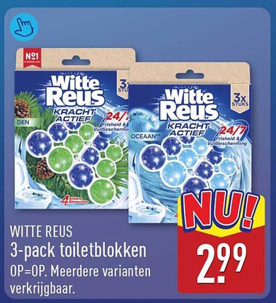 Witte Reus 3-pack toiletblokken