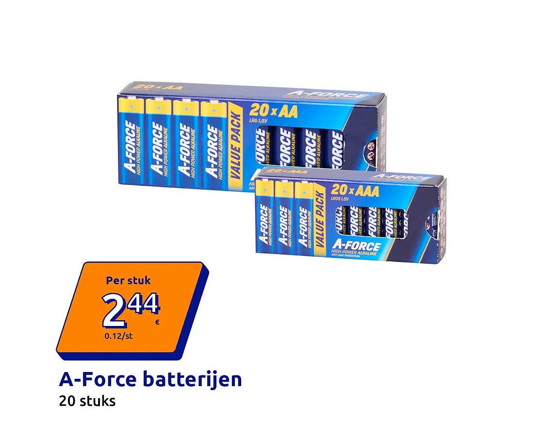 A-Force batterijen 20 stuks