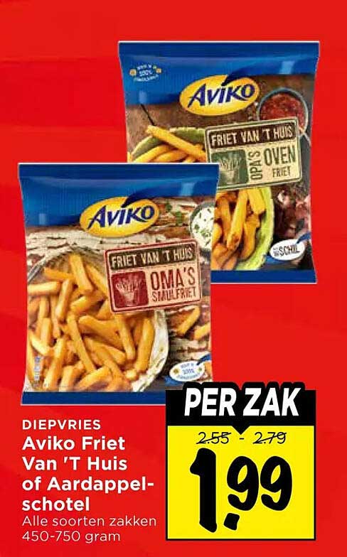 Aviko Friet Van ’T Huis of Aardappel-schotel