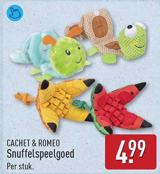 CACHET & ROMEO Snuffelspeelgoed Per stuk.