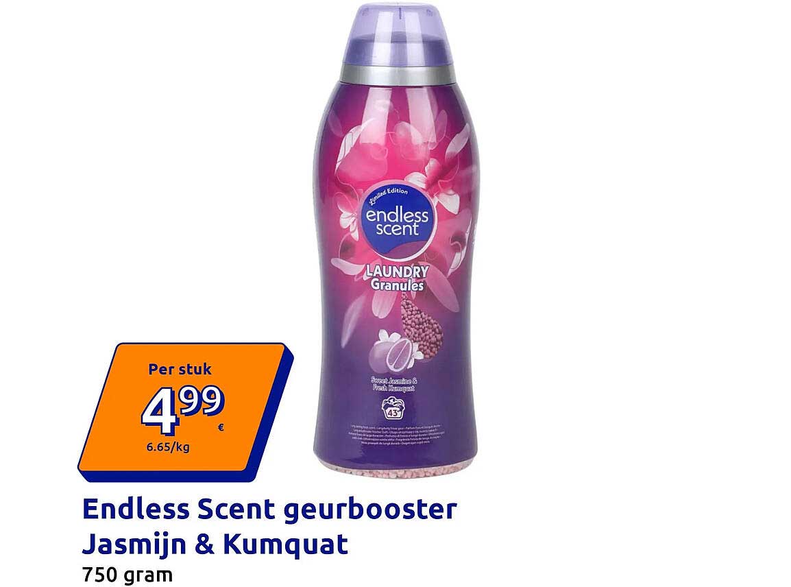 Endless Scent geurbooster Jasmijn & Kumquat 750 gram