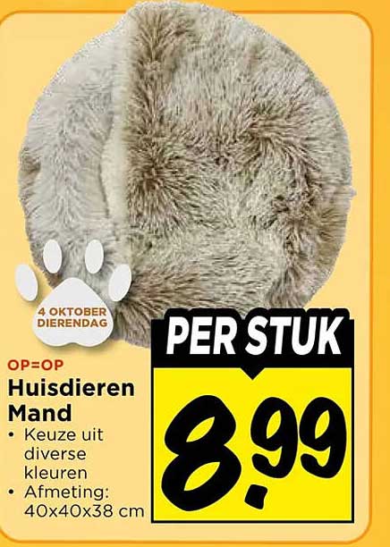 Huisdieren Mand