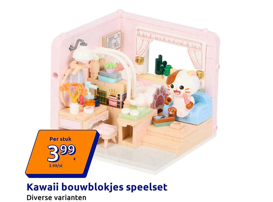 Kawaii bouwblokjes speelset Diverse varianten