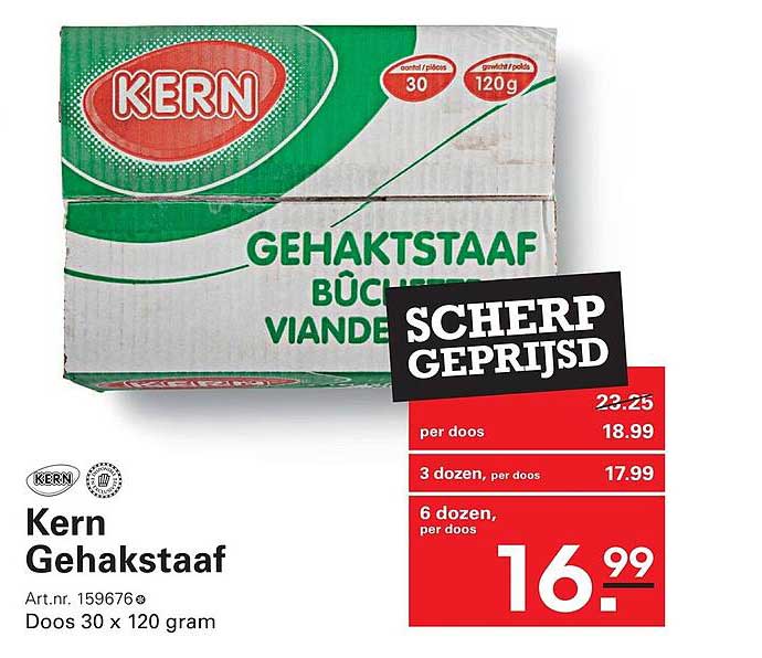 Kern Gehaktstaaf