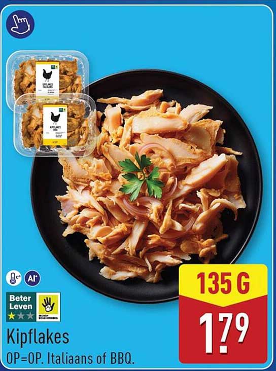 Kipflakes OP=OP. Italiaans of BBQ.