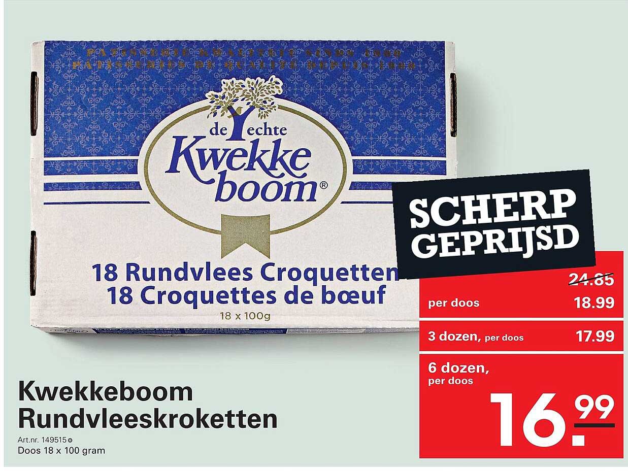 Kwekkeboom Rundvleeskroketten