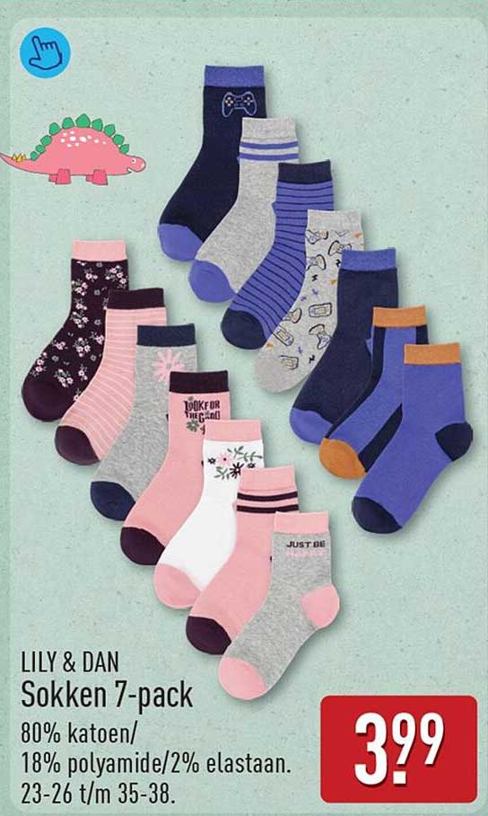 LILY & DAN Sokken 7-pack
