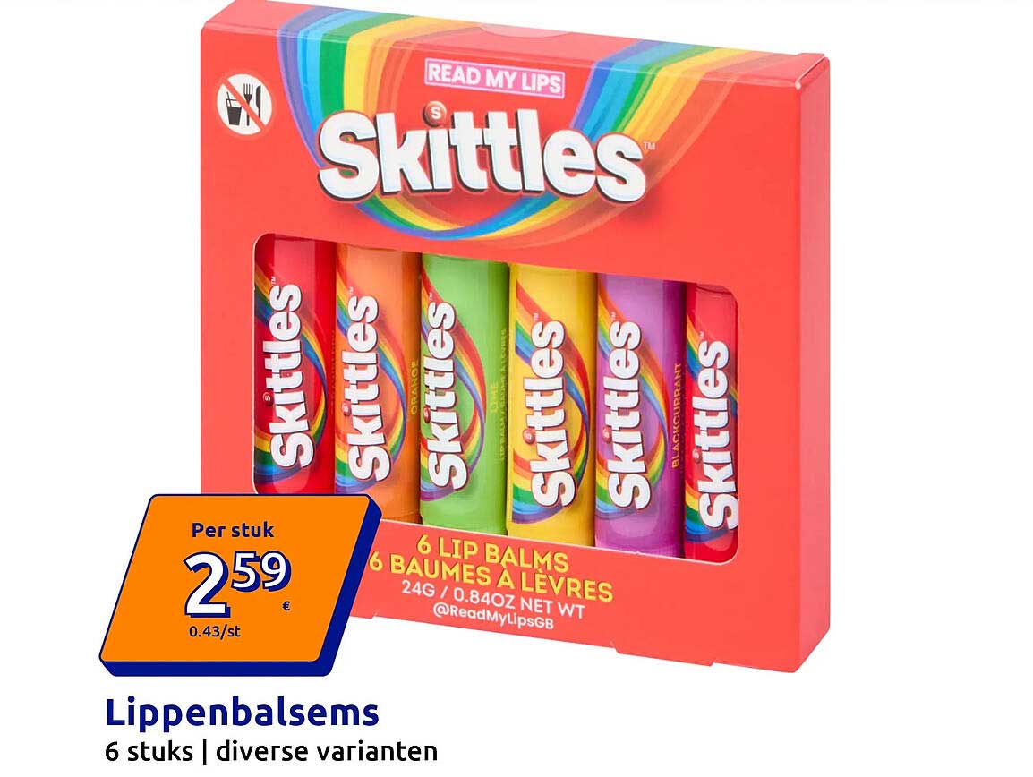 Lippenbalsems 6 stuks | diverse varianten