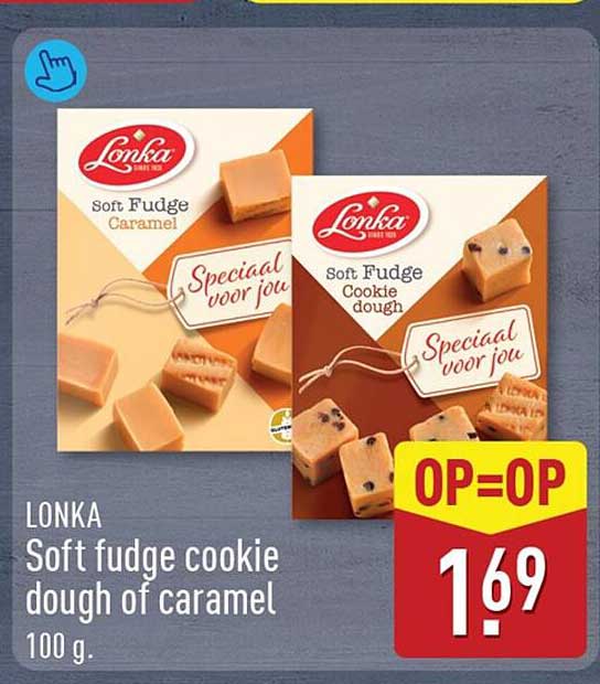 LONKA Soft fudge cookie dough of caramel OP=OP
