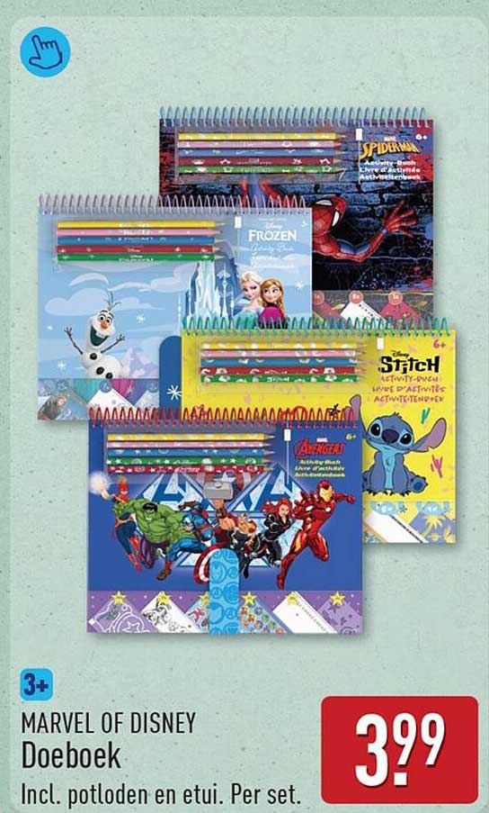 MARVEL OF DISNEY Doeboek