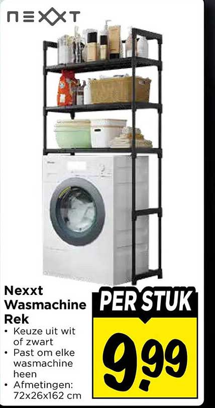 Nexxt Wasmachine Rek PER STUK