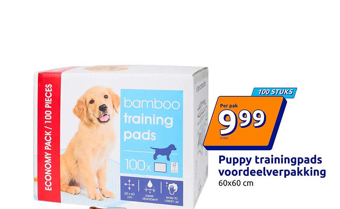 Puppy trainingpads voordeelverpakking