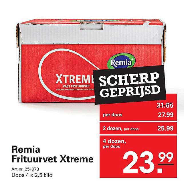 Remia Frituurvet Xtreme