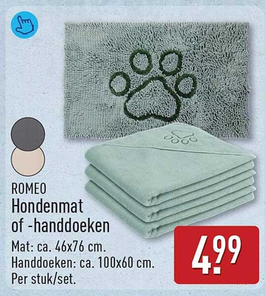 ROMEO Hondenmat of -handdoeken