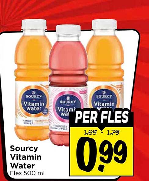 Sourcy Vitamin Water Per fles