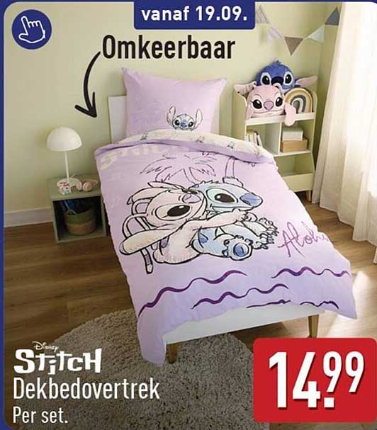 Stitch Dekbedovertrek Per set. Omkeerbaar