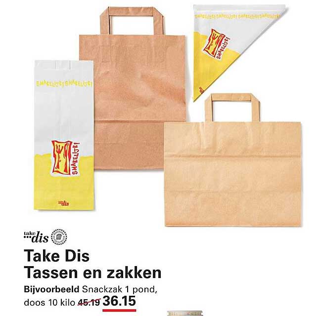 Take Dis Tassen en zakken