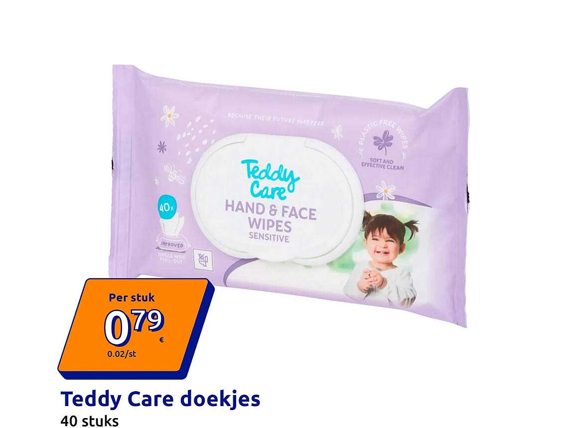 Teddy Care doekjes 40 stuks