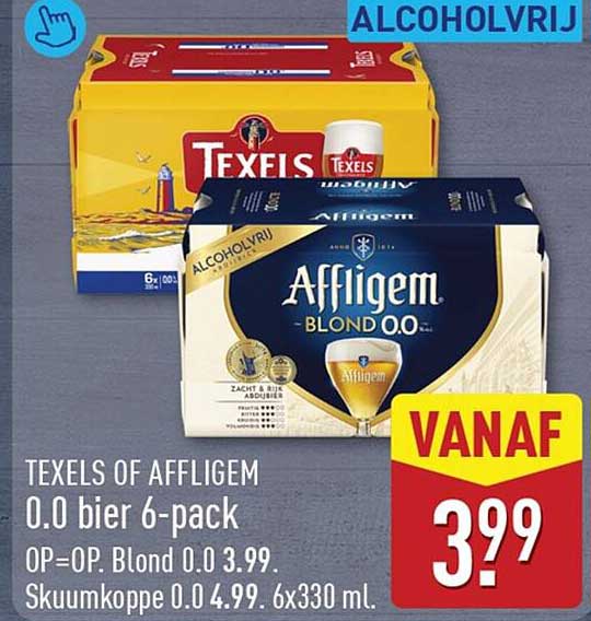 TEXELS OF AFFLIGEM 0.0 bier 6-pack