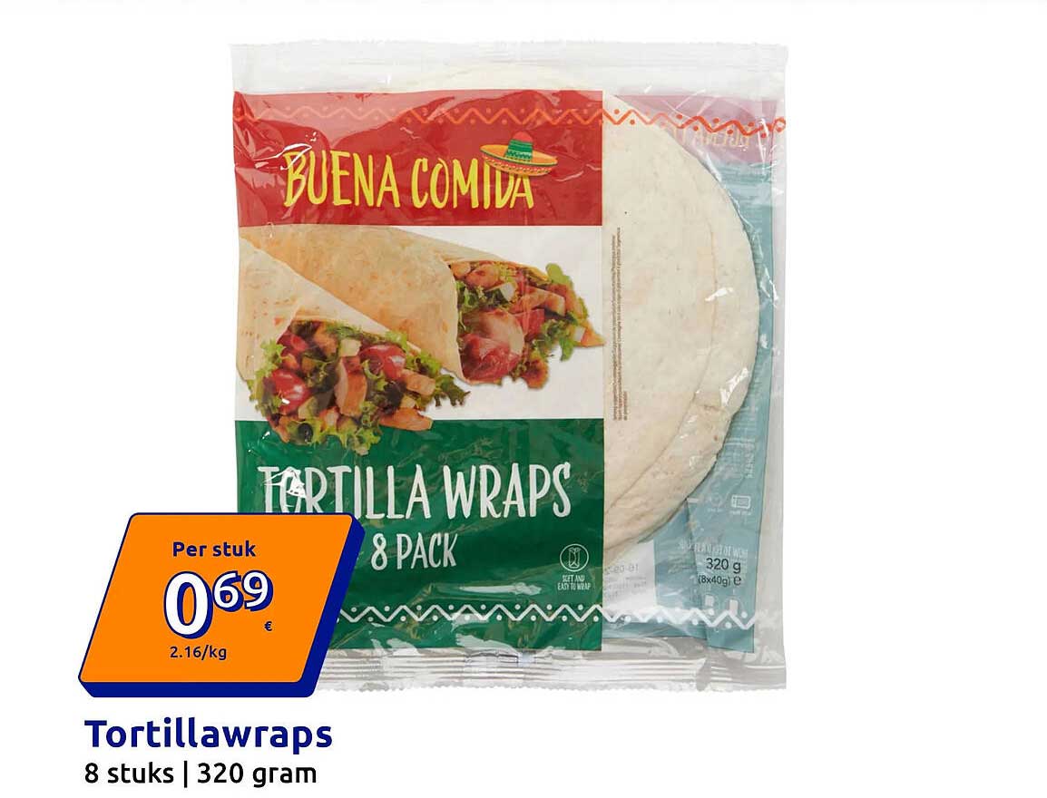 Tortillawrpas 8 stuks | 320 gram