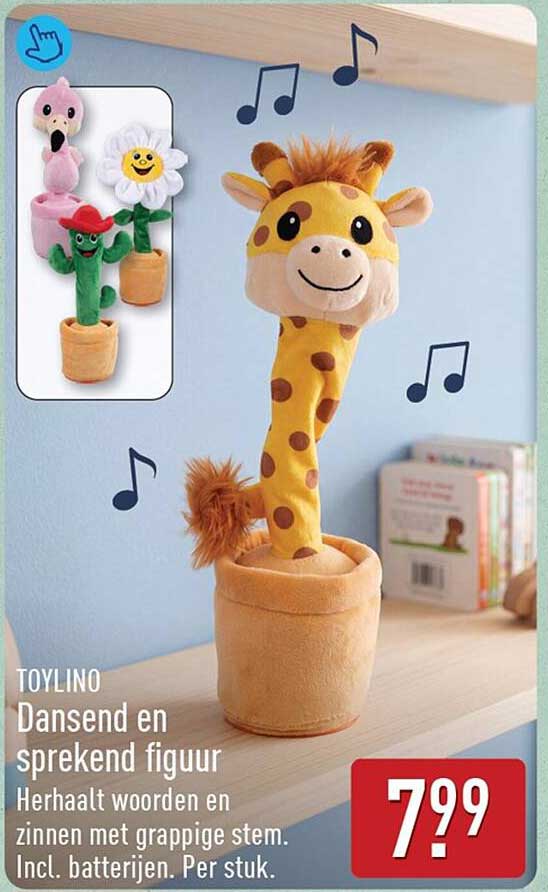 TOYLINO Dansend en sprekend figuur