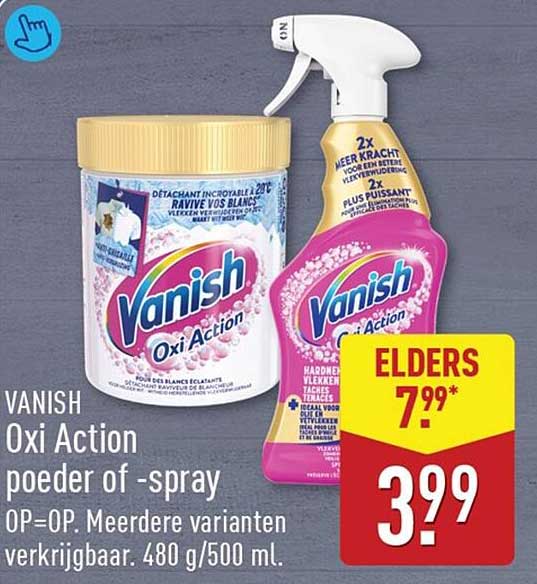 Vanish Oxi Action poeder of -spray