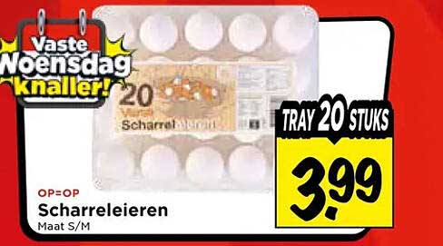 Vaste Woensdag knaller! Scharreleieren Maat S/M