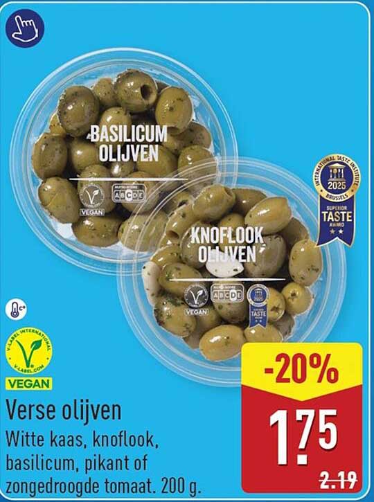Verse olijven