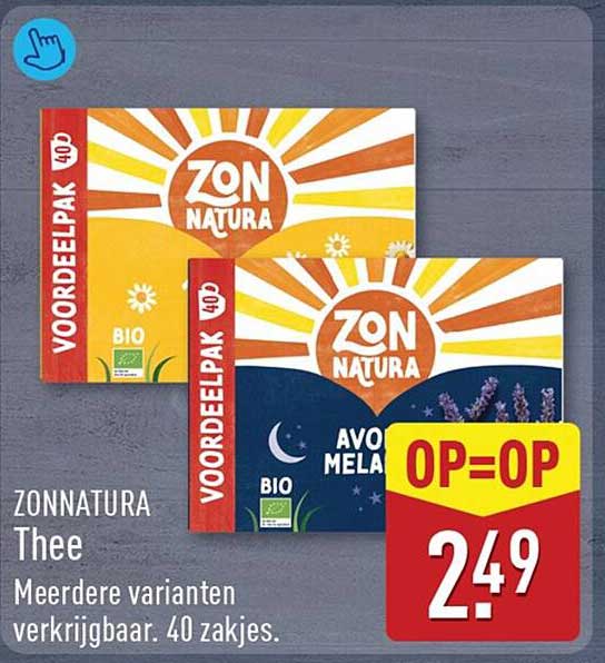 Zonnatura Thee Meerdere varianten verkrijgbaar. 40 zakjes.