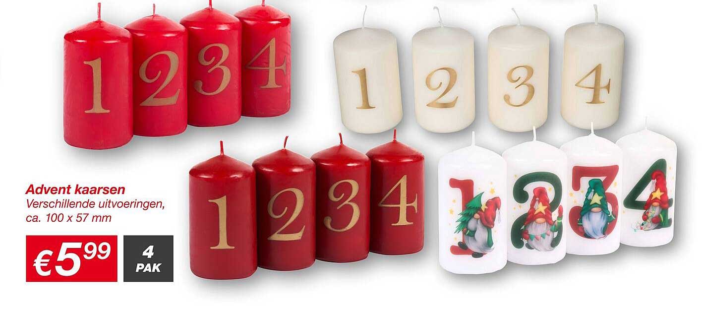 Advent kaarsen