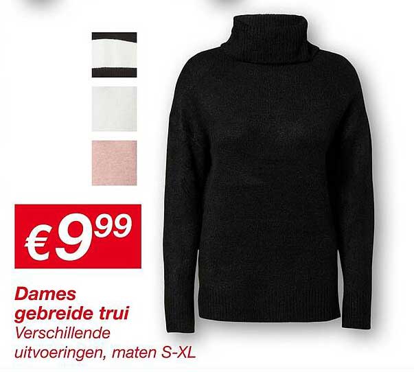Dames gebreide trui