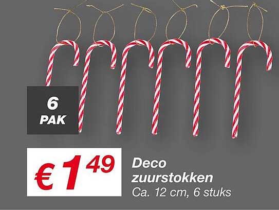 Deco zuurstokken