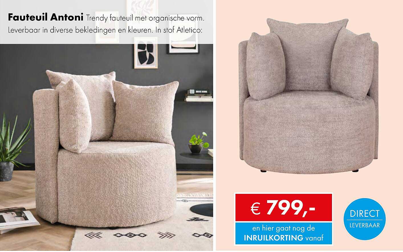 Fauteuil Antoni