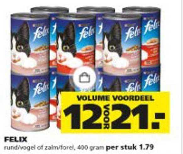 FELIX rundvogel of zalmforel, 400 gram
