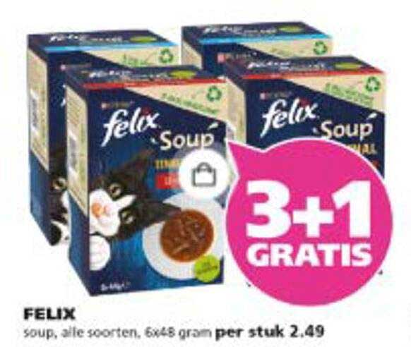 FELIX Soup, alle soorten, 6x48 gram per stuk 2,49