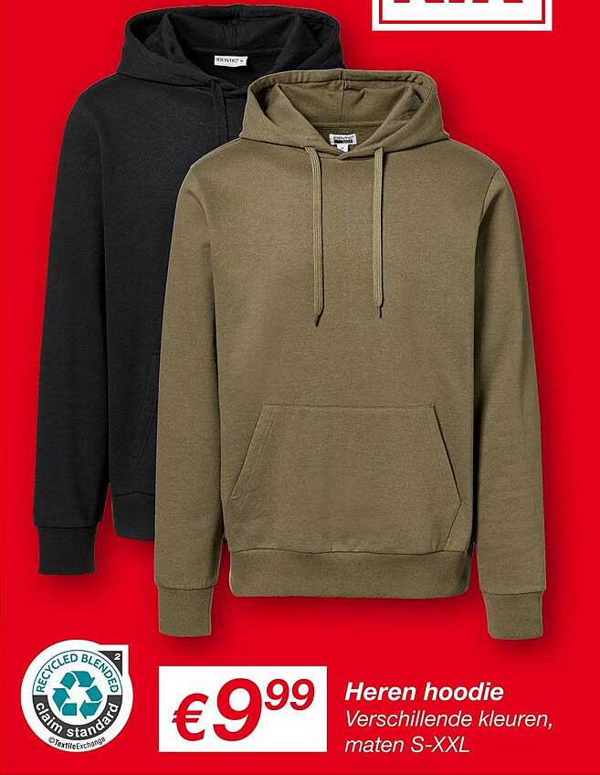 Heren hoodie