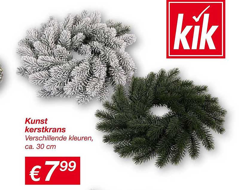 Kunst kerstkrans