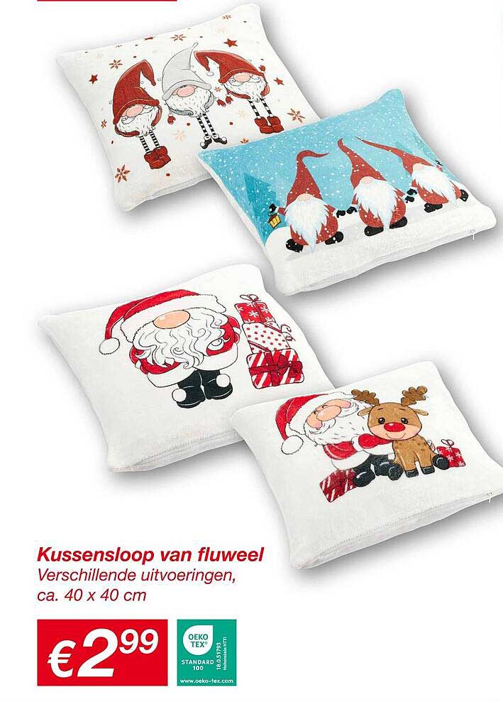 Kussensloop van fluweel