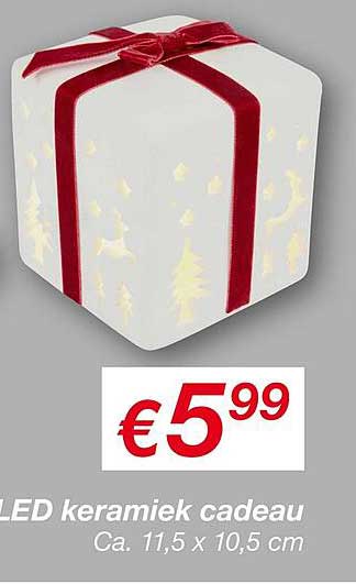 LED keramiek cadeau